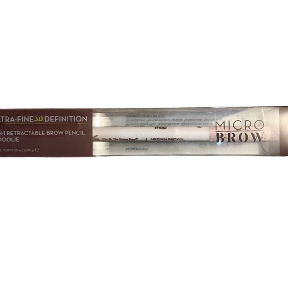 The Creme Shop Ultra-Fine Micro Brow Pencil - Medium Brown